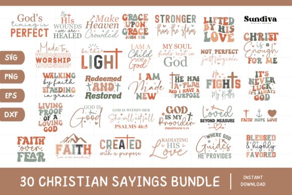 30 Christian Quotes SVG Faith Bundle: A Designer's Honest Review