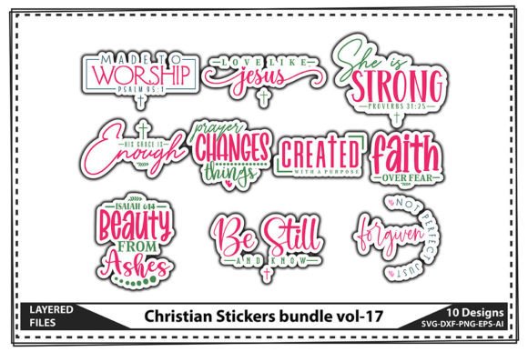 Christian Stickers Bundle Vol-17: A Designer’s Honest Review