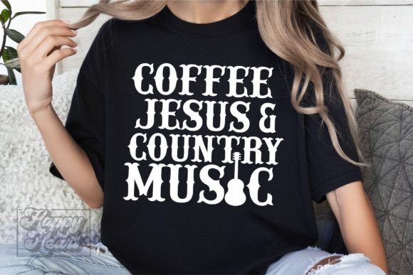 Coffee Jesus Country Music SVG: Graphics for Crafts