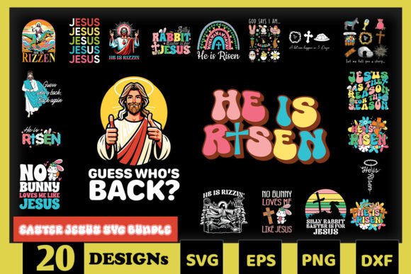 Easter Jesus SVG: Faith Graphics & Crafts for Publishers