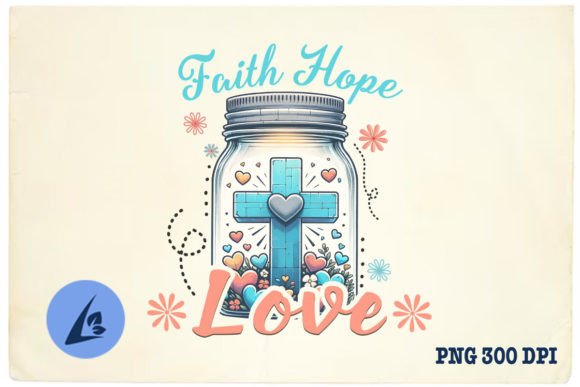 Faith Hope Love Jesus Floral PNG: Graphics & Crafts Review