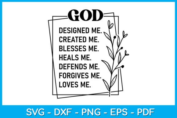 God Christian Religious Faith SVG Design