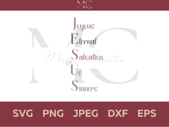 Jesus Joyous Eternal Salvation for Us: Graphics and Crafts