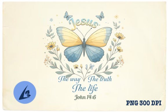 Retro Jesus the Way Truth Life PNG: Graphics & Crafts Review