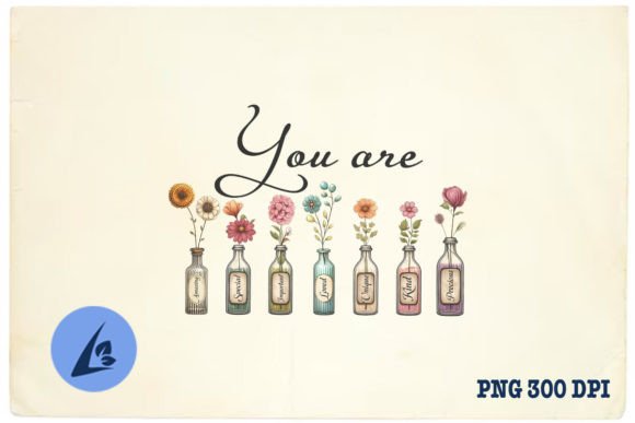 You Are Amazing Jesus Floral PNG Graphics for Crafts